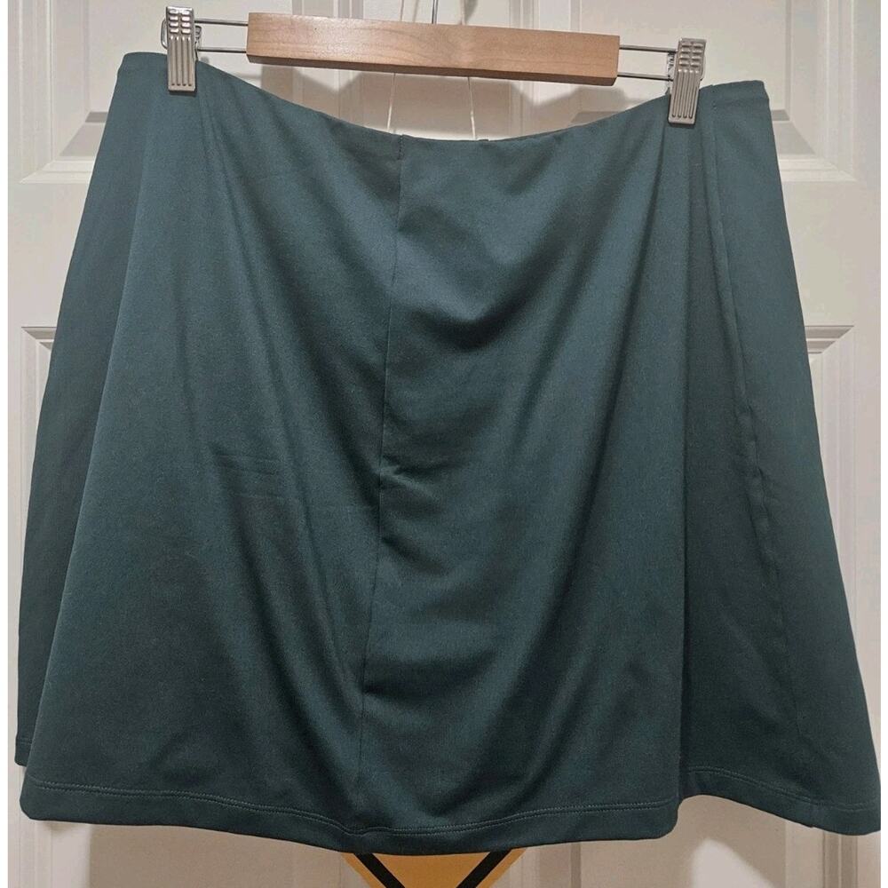 REI Co-Op Active Pursuits Skort Women Green Pull On A-Line Stretch 1X Plus